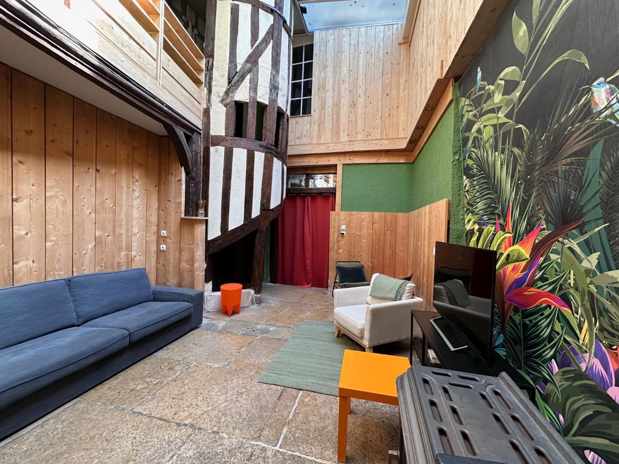 Maison Atypique En Centre-Ville Troyes Exterior foto